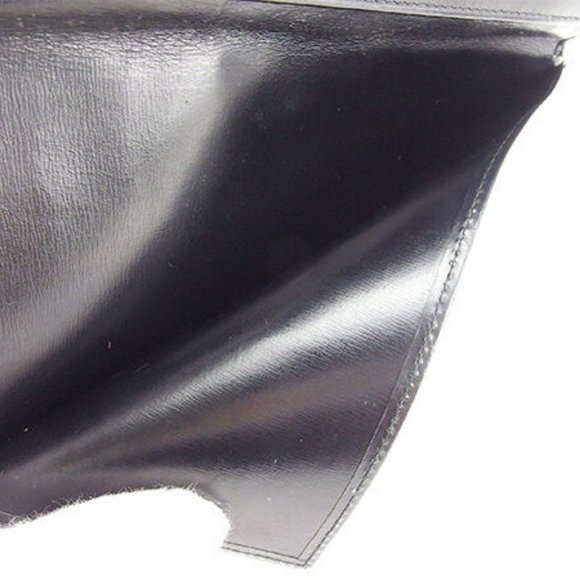 Cartier Wallet Purse Long Wallet Black Gold Mens Authentic Used - Picture 6 of 6